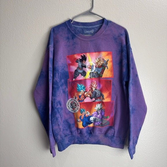 Other - Dragonball Goku Trunks Vintage Tie Dye Pullover Size Small